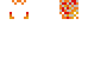 flaming head