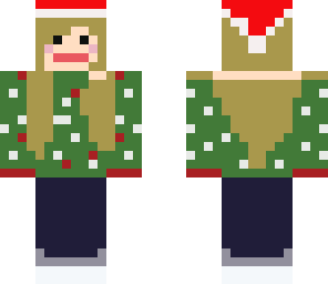 ugly sweater santa girl