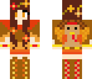 thanksgiving turkey girl