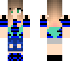 cute blue girl