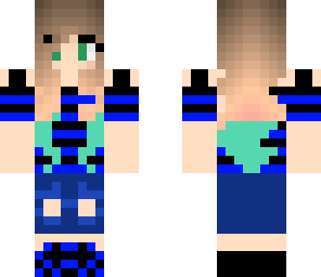 cute blue girl