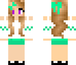 cute turquoise girl