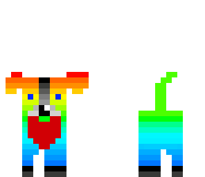 rainbow dog