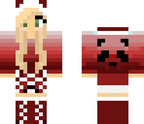 burgundy girl