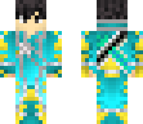 kirito-blue and yellow