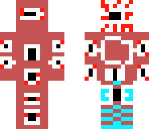 blood shot monster eyes