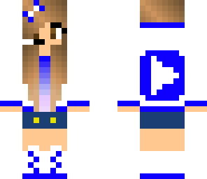 blue youtube girl