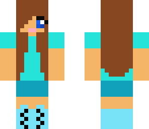 blue girl