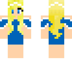 blue girl