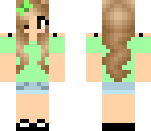 edited mint girl