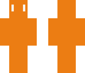 orange stick figure
