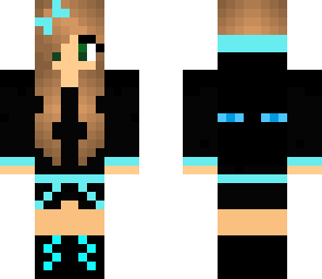 blue enderman girl
