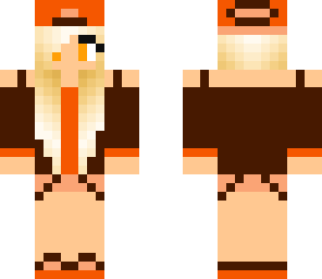 cute orange tomboy girl