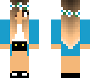 teal flower girl