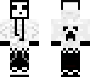 black and white slime guy