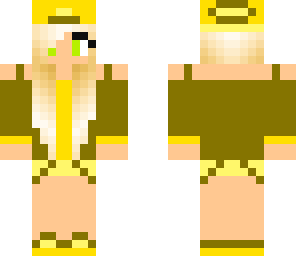 cute yellow tomboy girl