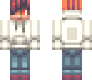 white hoodie
