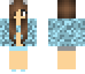 blue girl