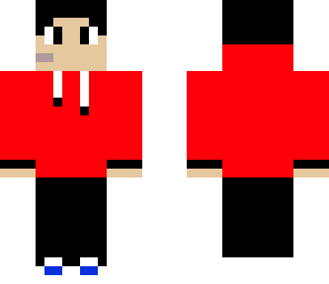 red hoodie
