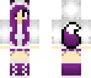 purple fox girl