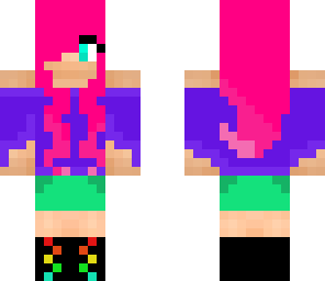 pink haired girly