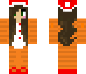 christmas cat girl