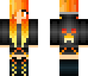 cool fire girl