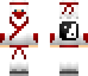 white-red ninja