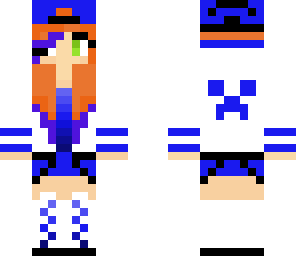 blue girl