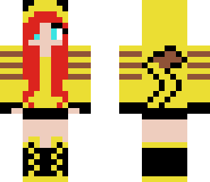 pika girl red hair