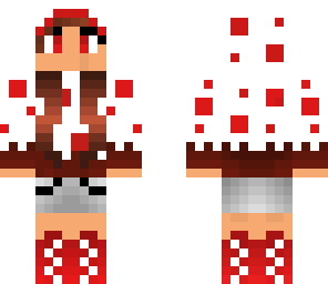 cake girl red