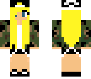 blonde army girl