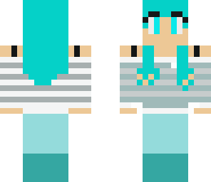 blue girl