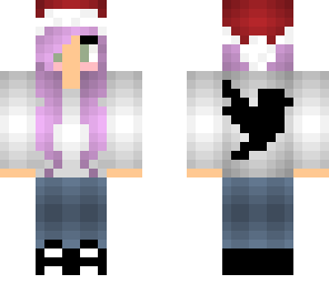 santa hat girl