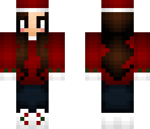 santa hat girl