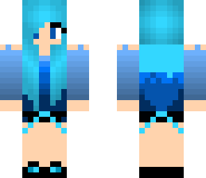 blue girl