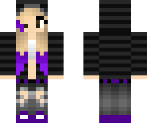 purple emo girl