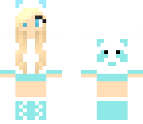 fixed blue panda girl