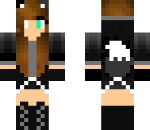 cute wolf herobrine girl