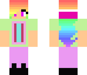 rainbow girl