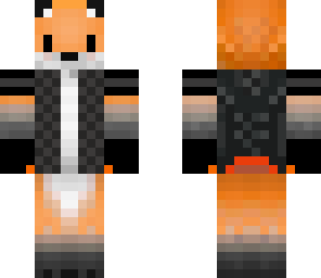 dani the fox with a jacket