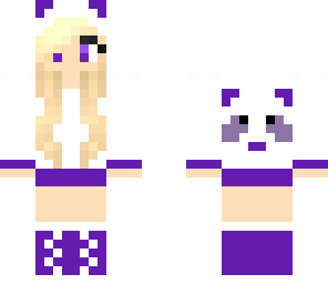 purple panda girl
