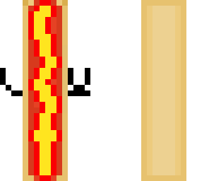 hotdog with eyes