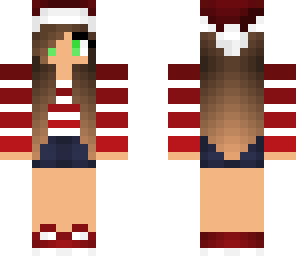 girl with santa hat