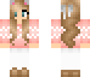 girl with pink jacket