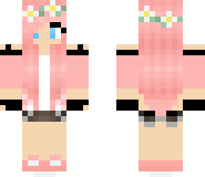 pink flower girl