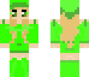 slime costume girl