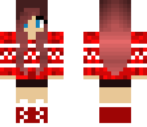 red sweater girl
