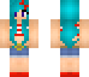 blue hair for arianna