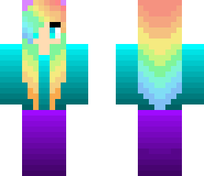 rainbow girl